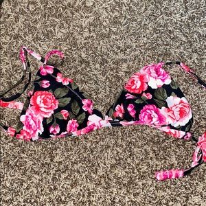 swim suit flower top